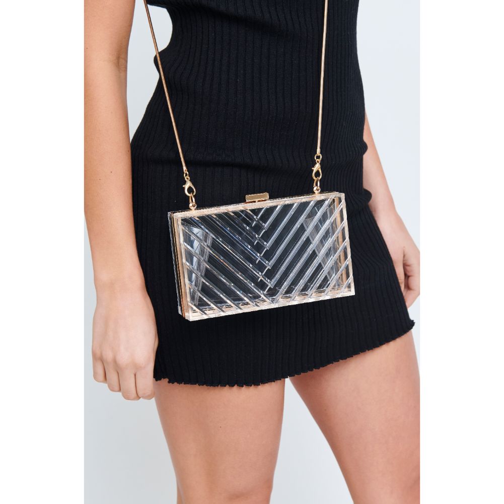 Urban Expressions Iggy Women : Clutches : Evening Bag 840611177490 | Clear