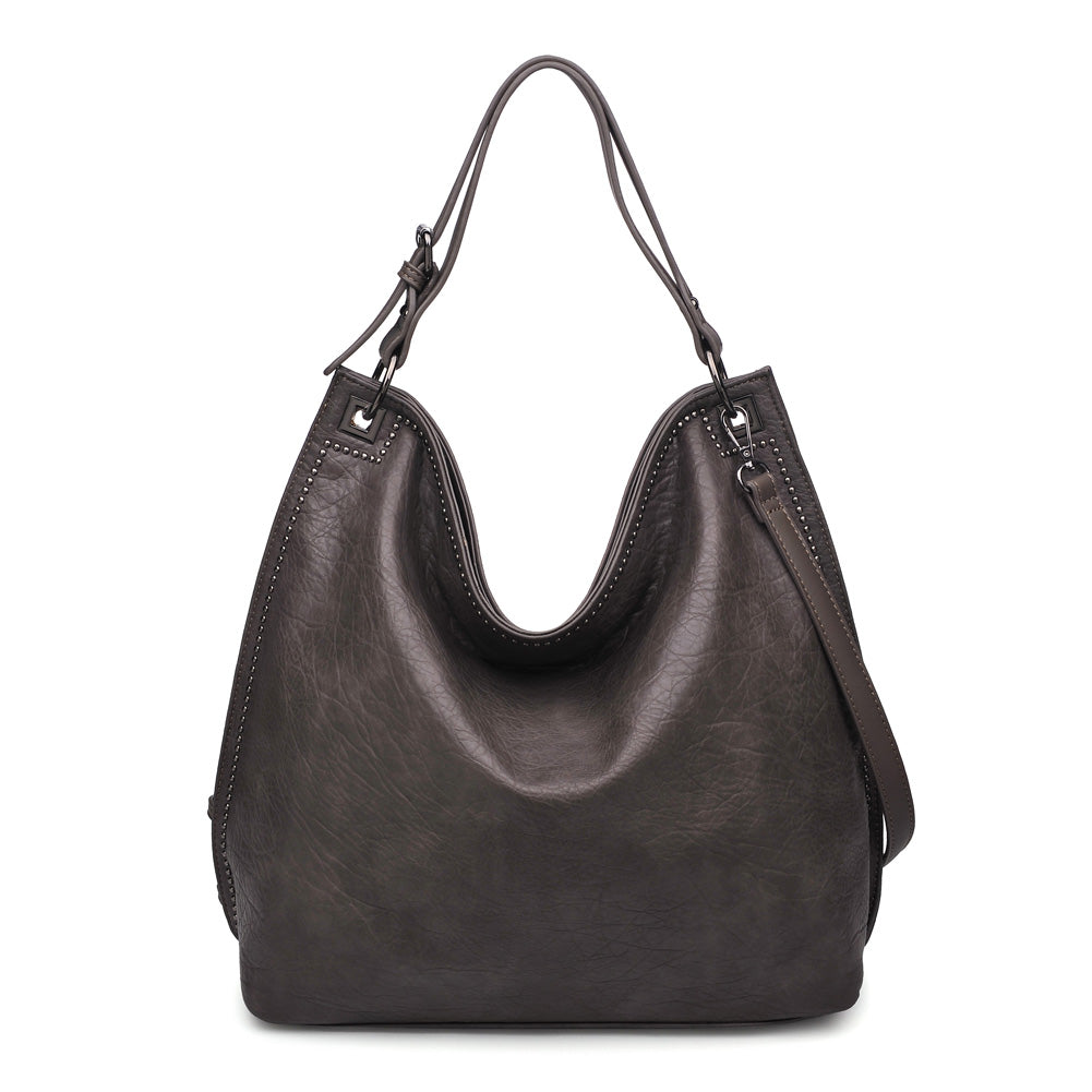 Urban Expressions Kenya Women : Handbags : Hobo 840611153630 | Grey