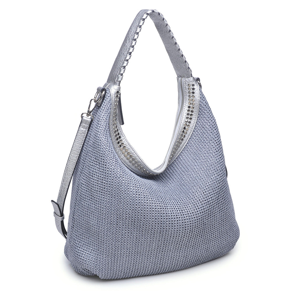 Urban Expressions Silas Women : Handbags : Hobo 840611142511 | Silver