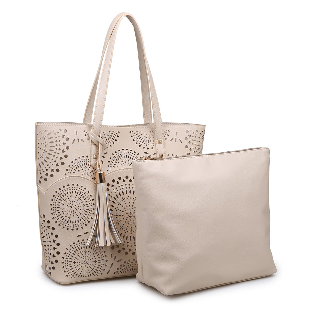 Urban Expressions Aubrey Women : Handbags : Tote 840611140869 | Cream