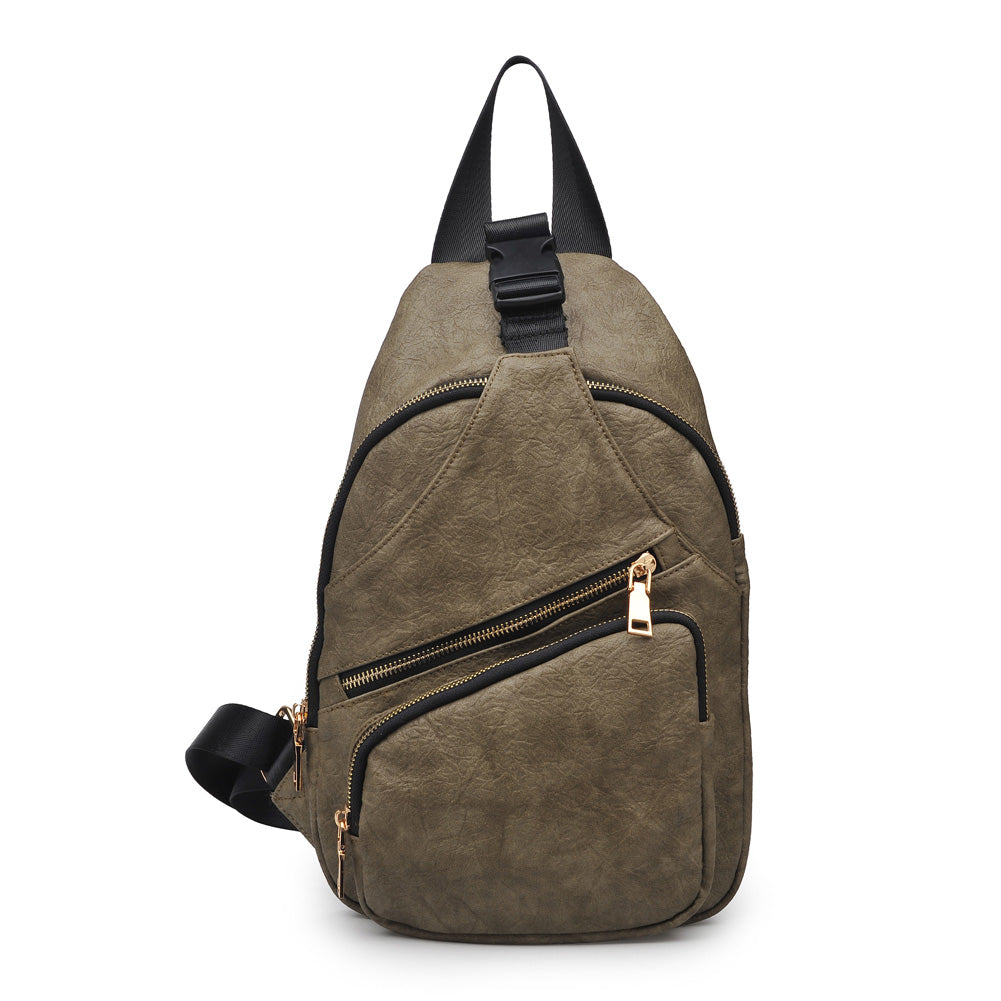 Urban Expressions Clark Women : Backpacks : Sling Backpack 840611151360 | Olive