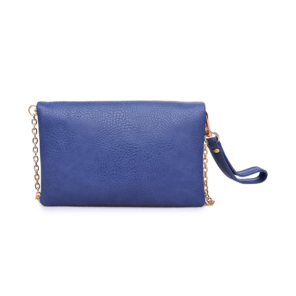 Urban Expressions Lucy Wristlet 840611125675 View 3 | Blueberry