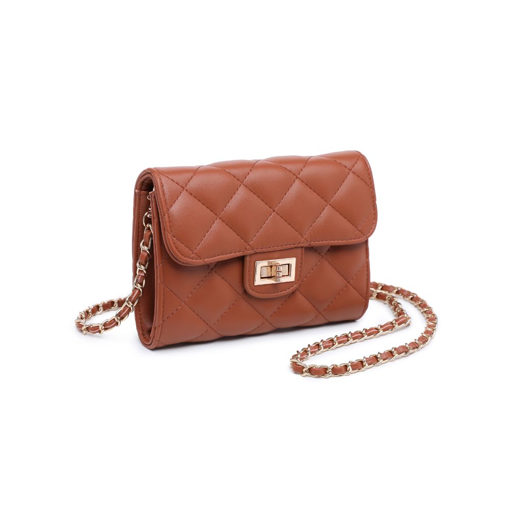 Urban Expressions Wendy - Quilted Crossbody 818209012126 View 6 | Cognac