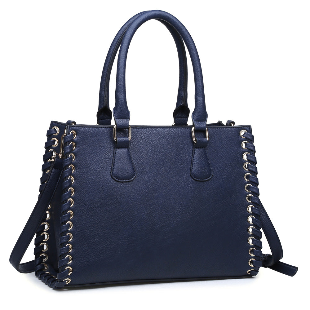 Urban Expressions Laurent Women : Handbags : Satchel 840611140036 | Navy
