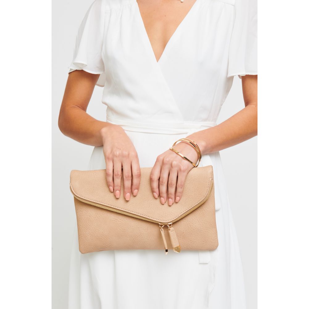 Woman wearing Natural Urban Expressions Stella Clutch 840611168276 View 3 | Natural