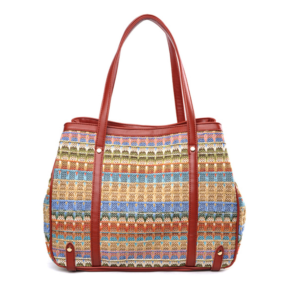 Urban Expressions Journey Women : Handbags : Tote 840611111234 | Pink Multi