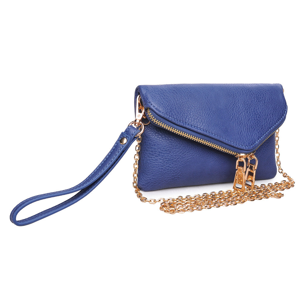 Urban Expressions Lucy Wristlet 840611125675 View 2 | Blueberry