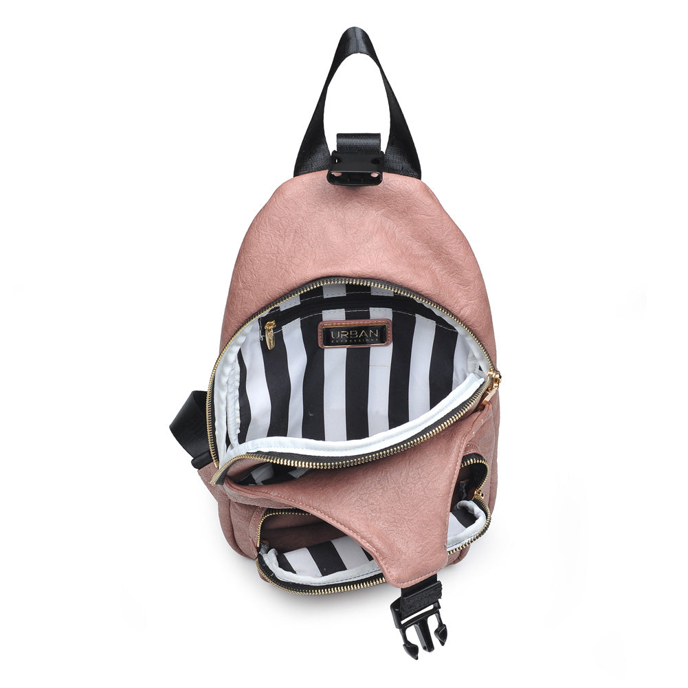 Urban Expressions Clark Women : Backpacks : Sling Backpack 840611151353 | Mauve
