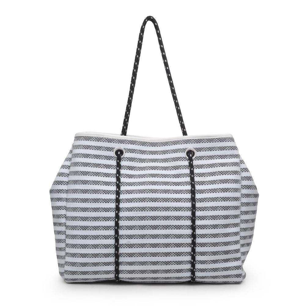 Urban Expressions Mia Women : Handbags : Tote 840611172075 | White Grey