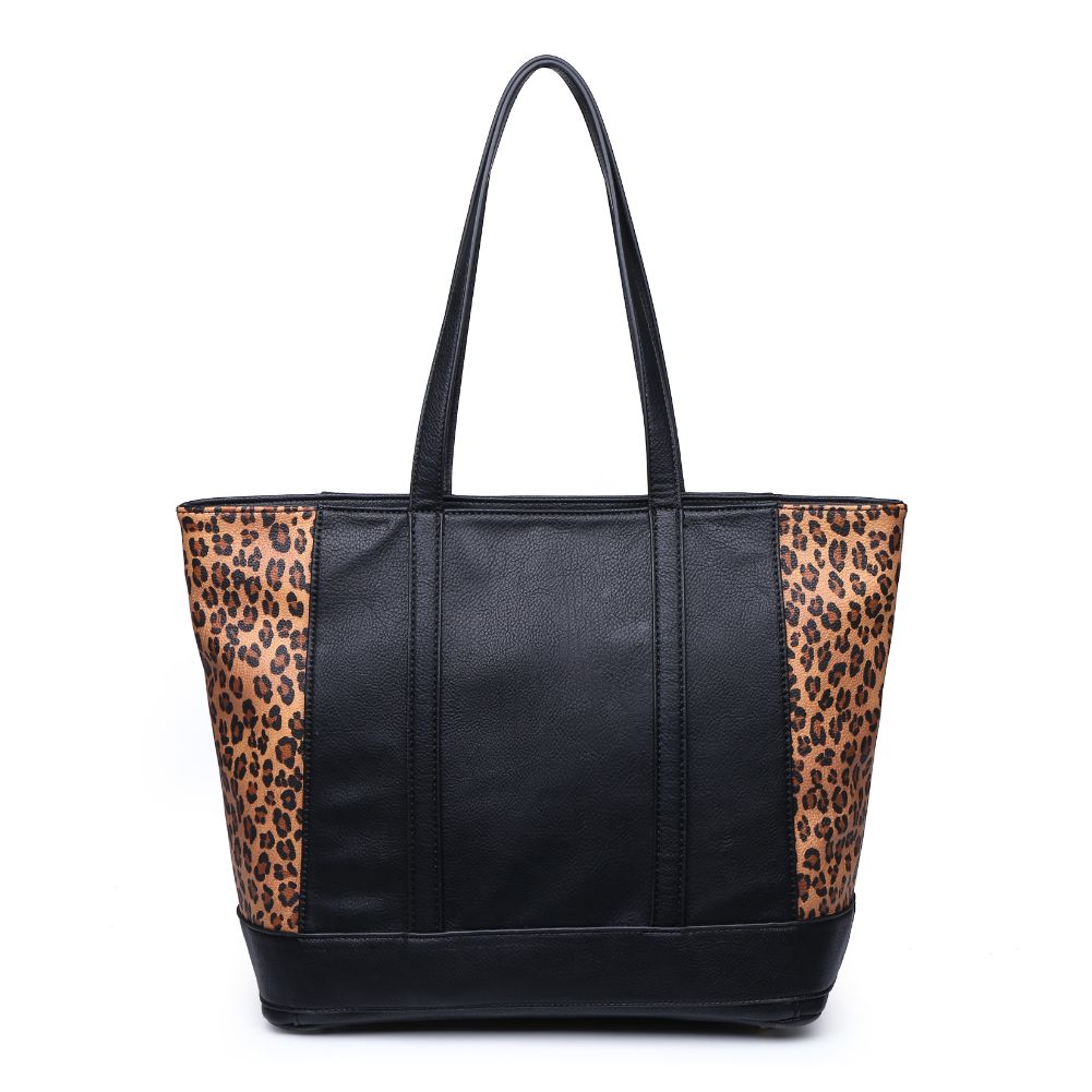 Urban Expressions Josie Women : Handbags : Tote 840611163738 | Black Leopard