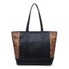Urban Expressions Josie Women : Handbags : Tote 840611163738 | Black Leopard