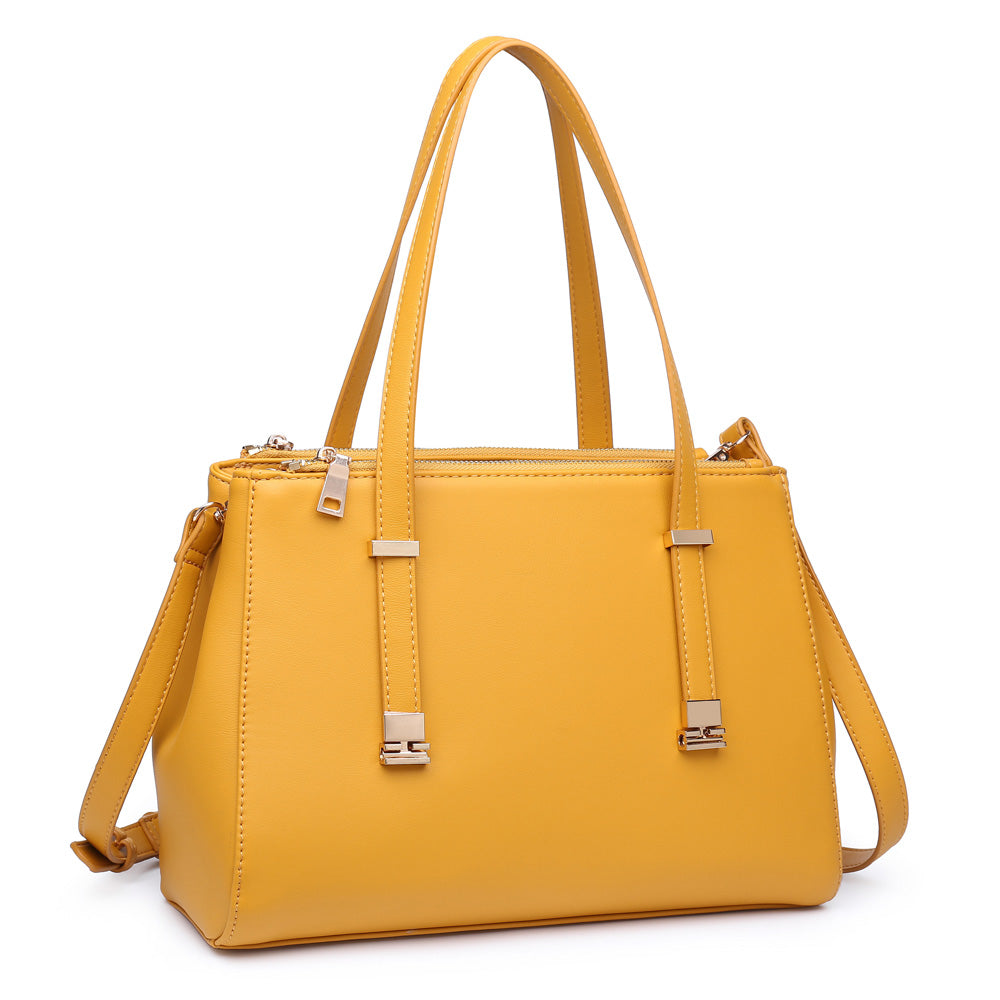 Urban Expressions Jameson Women : Handbags : Satchel 840611161307 | Mustard