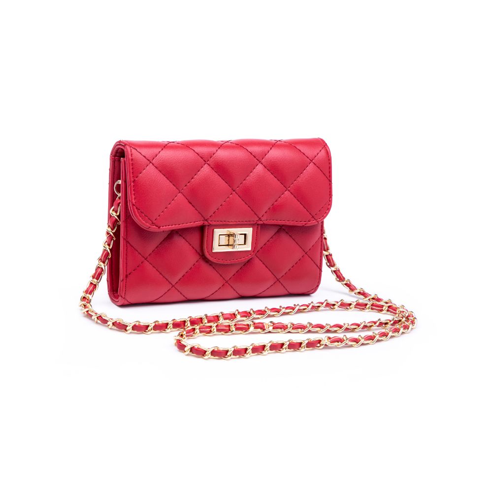 Urban Expressions Wendy - Quilted Crossbody 840611176912 View 6 | Red