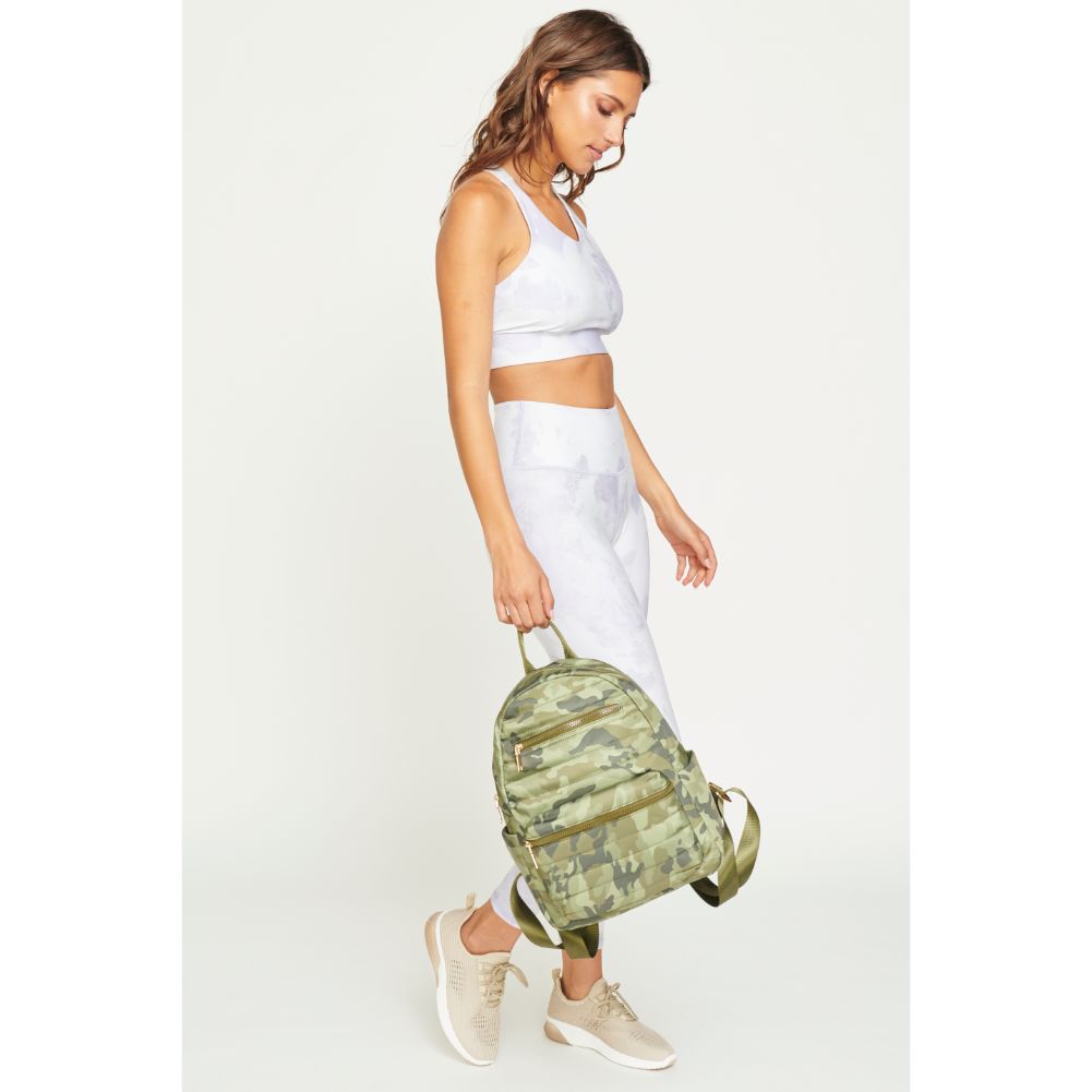Urban Expressions Aiden Women : Backpacks : Backpack 840611180735 | Green Camo