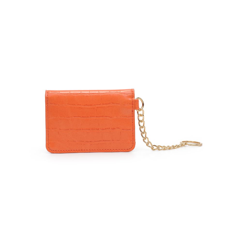 Urban Expressions Gia - Croco Card Holder 840611181824 View 7 | Tangerine