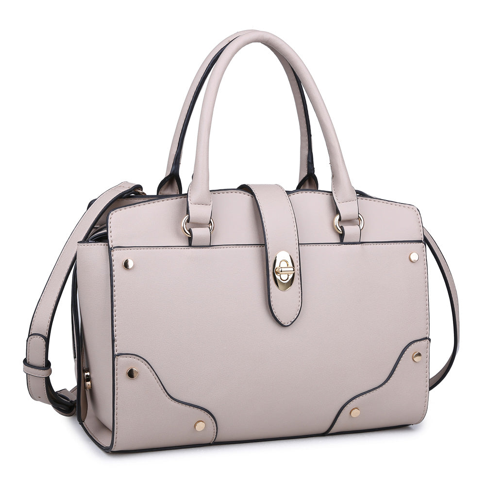 Urban Expressions Cleo Women : Handbags : Satchel 840611149466 | Natural