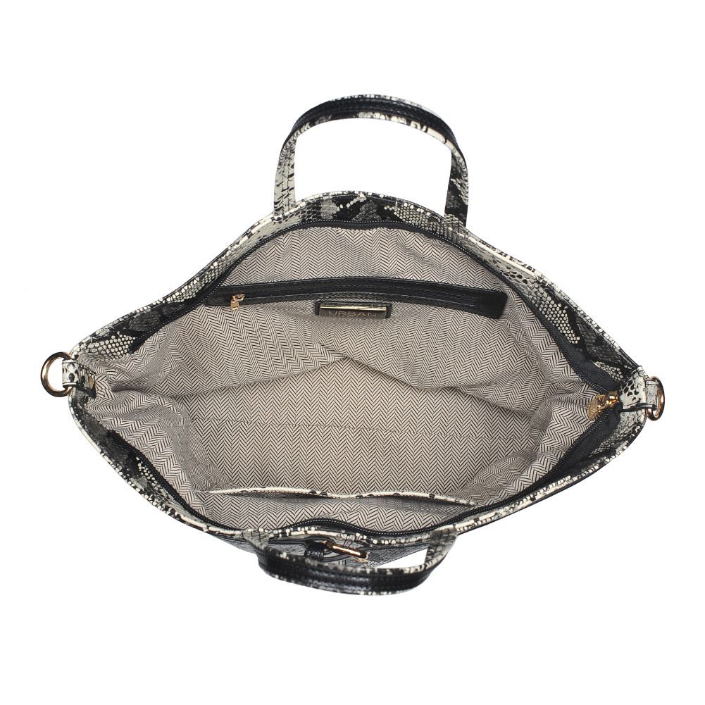 Urban Expressions Simone Women : Handbags : Tote 840611171849 | Black White
