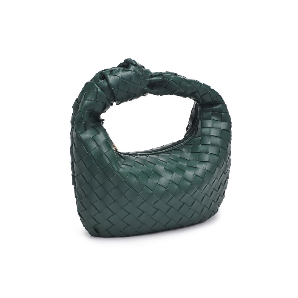 Urban Expressions Tracy - Woven Clutch 840611109675 View 6 | Hunter Green