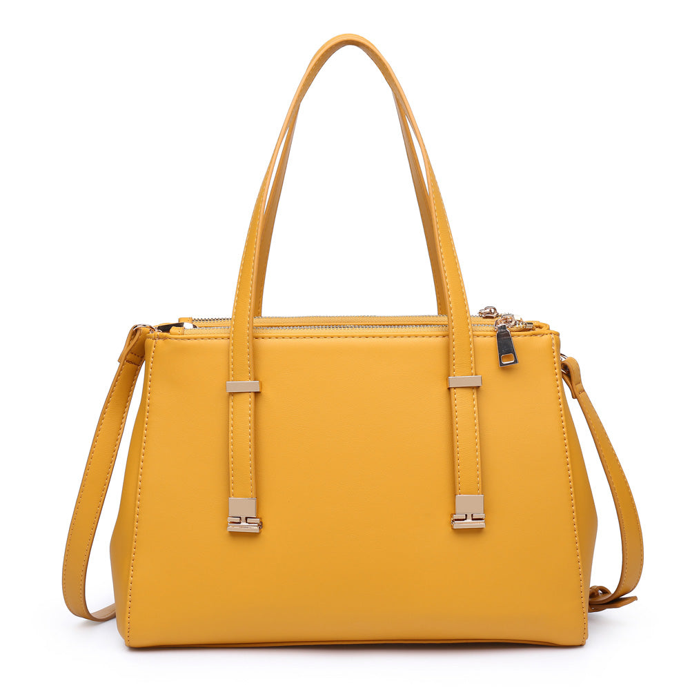 Urban Expressions Jameson Women : Handbags : Satchel 840611161307 | Mustard