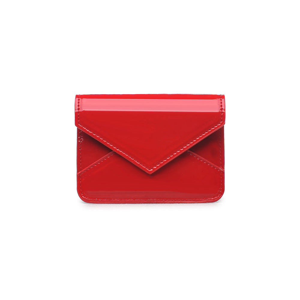 Urban Expressions Fifi Patent Women : S.L.G : Card Holder 840611124142 | Red