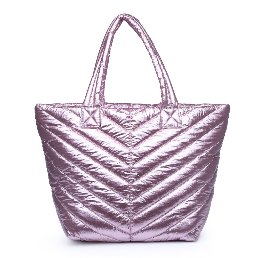 Urban Expressions Kickoff Women : Handbags : Tote 840611162380 | Metallic Pink