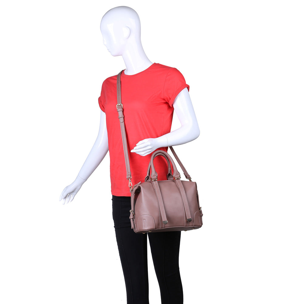 Urban Expressions Genevieve Women : Handbags : Satchel 840611155764 | Mushroom