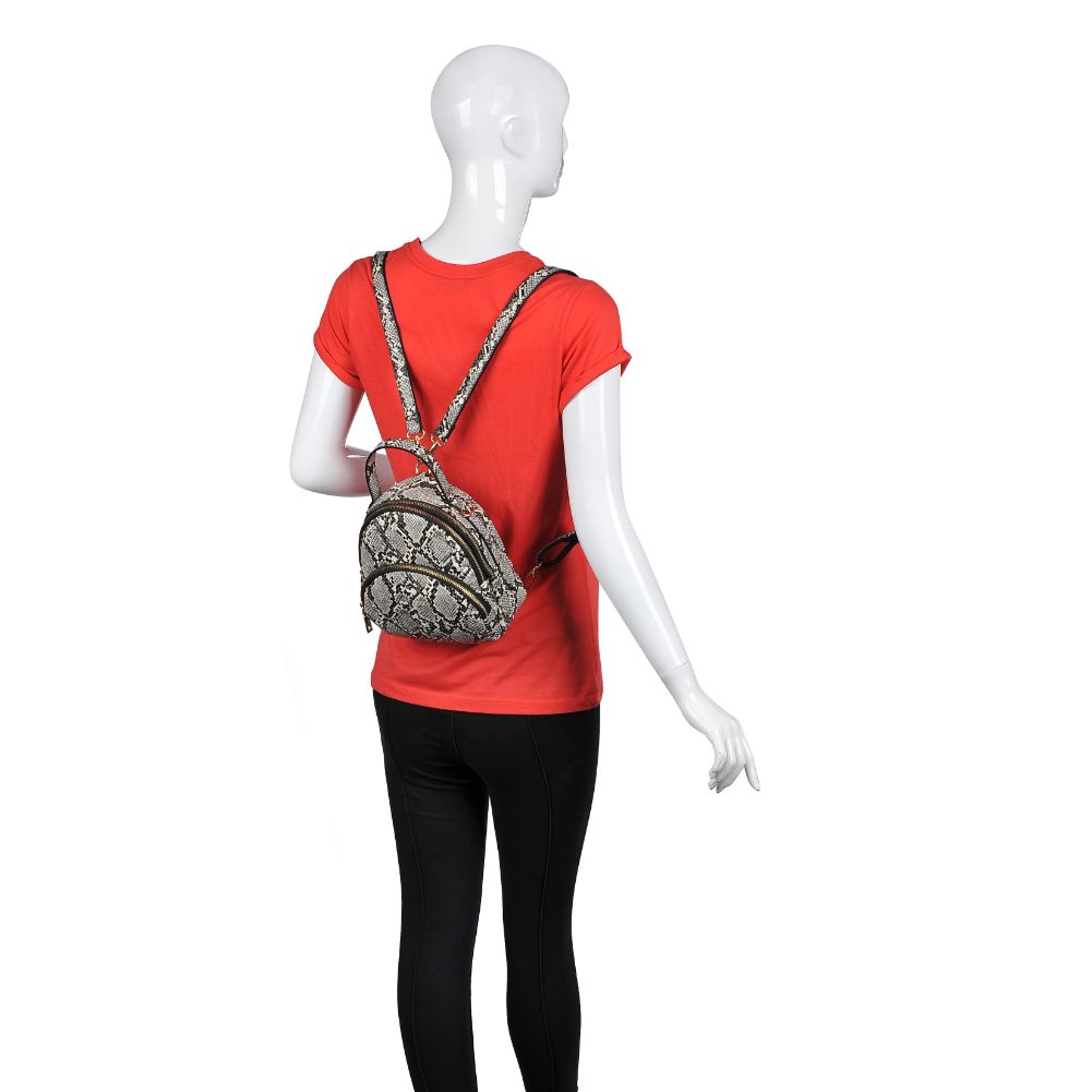 Urban Expressions Nichole Women : Backpacks : Backpack 840611162830 | Black Grey