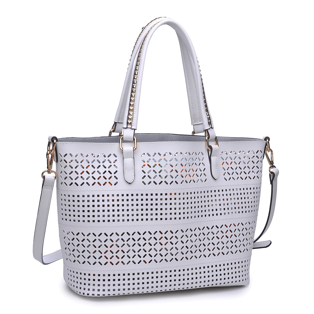 Urban Expressions Mackenzie Women : Handbags : Tote 840611143372 | White