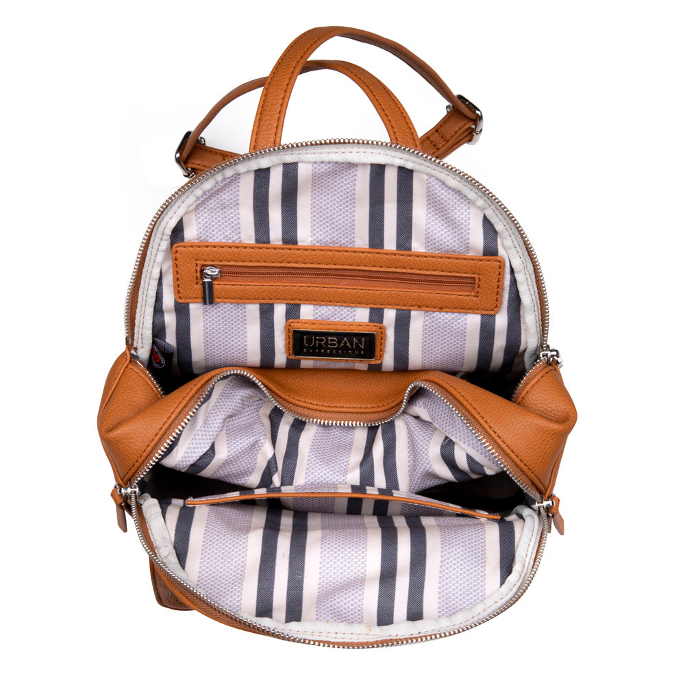 Urban Expressions Harper Women : Backpacks : Backpack 840611161260 | Tan