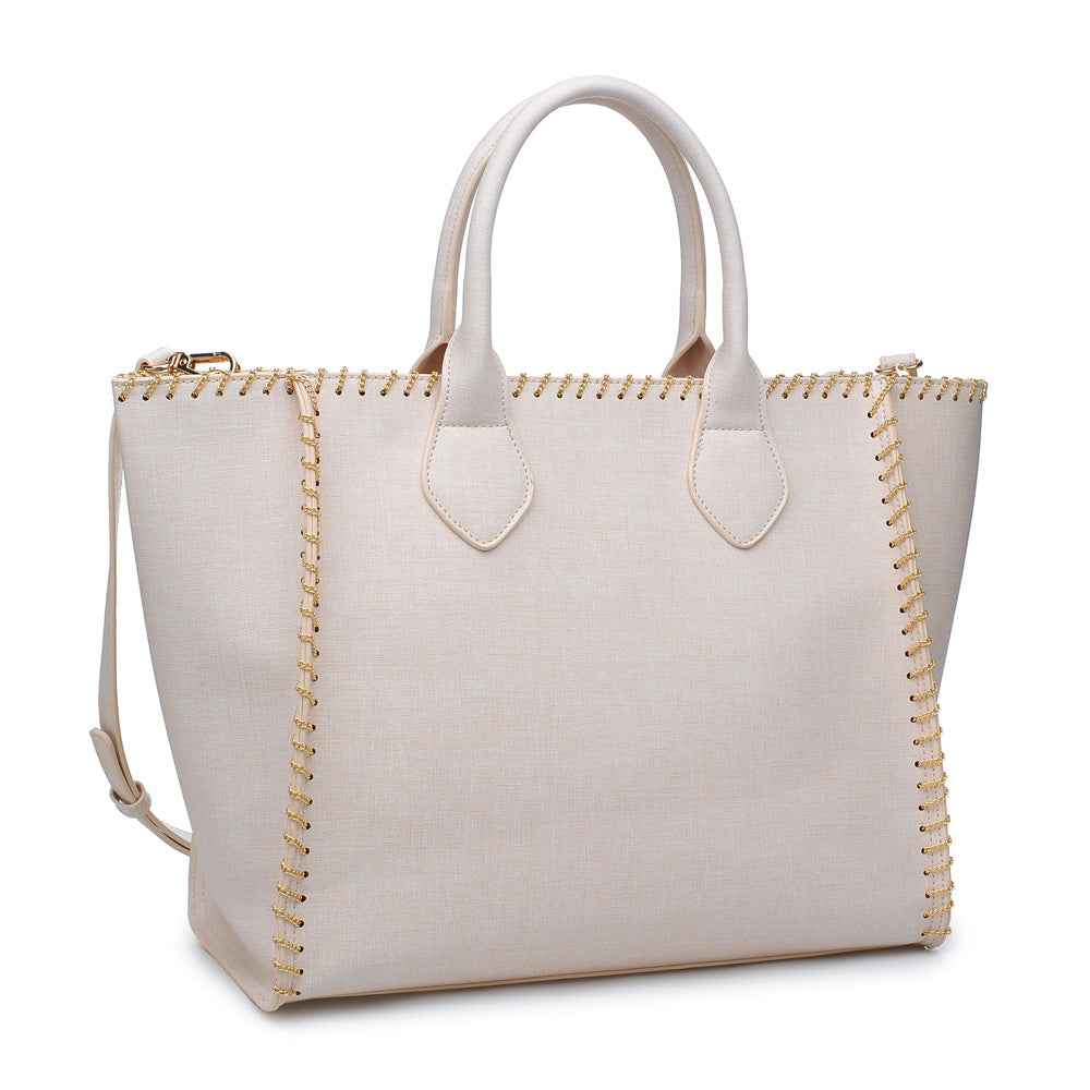 Urban Expressions Lyra Women : Handbags : Tote 840611145840 | Cream