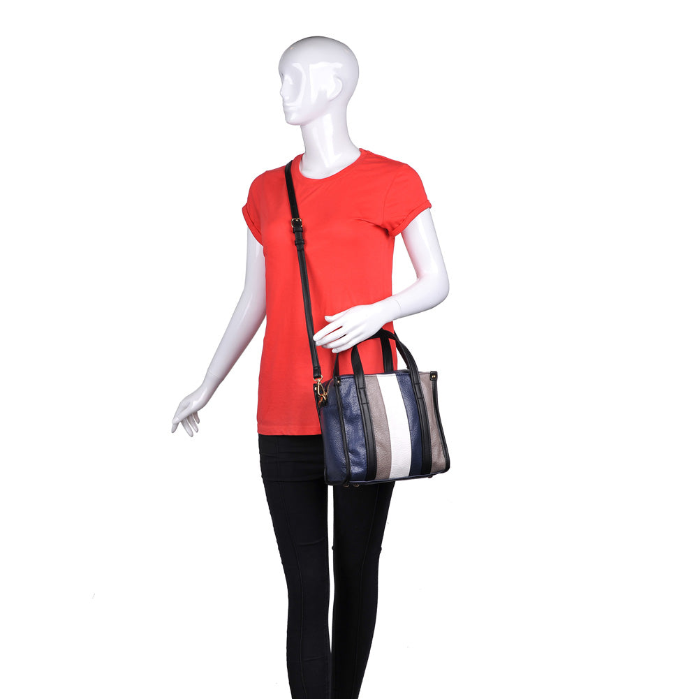 Urban Expressions Duncan Women : Handbags : Satchel 840611153722 | Navy