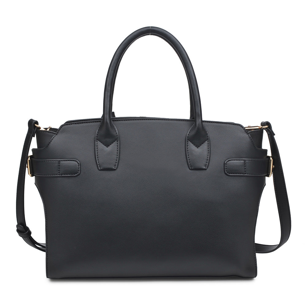Urban Expressions Layne Women : Handbags : Satchel 840611150219 | Black