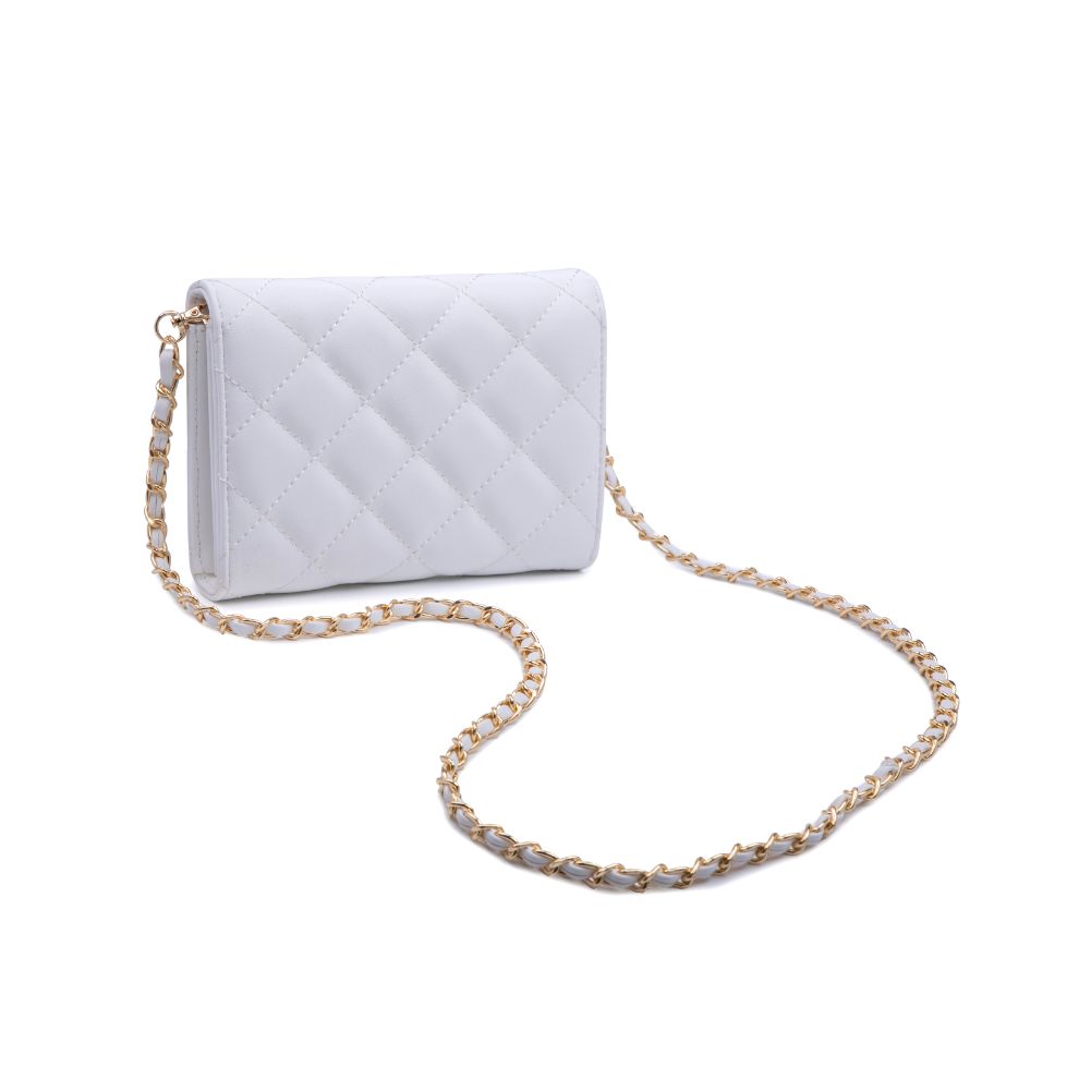 Urban Expressions Wendy - Quilted Crossbody 840611176929 View 7 | White
