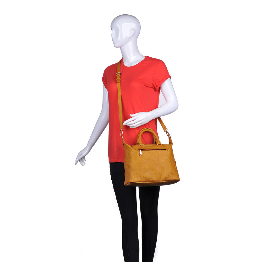 Urban Expressions Hayden Women : Handbags : Satchel 840611160072 | Mustard