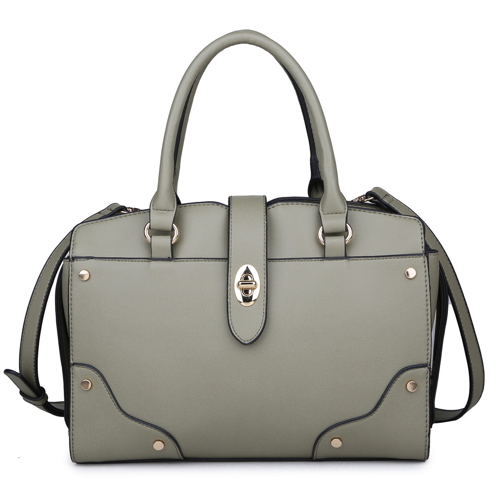 Urban Expressions Cleo Women : Handbags : Satchel 840611149473 | Olive