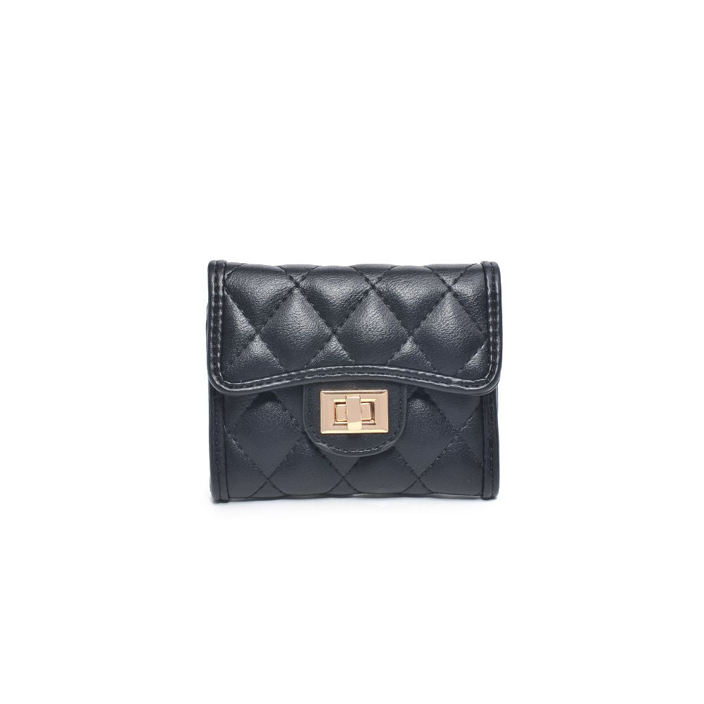 Urban Expressions Shantel - Quilted Wallet 840611104731 View 5 | Black