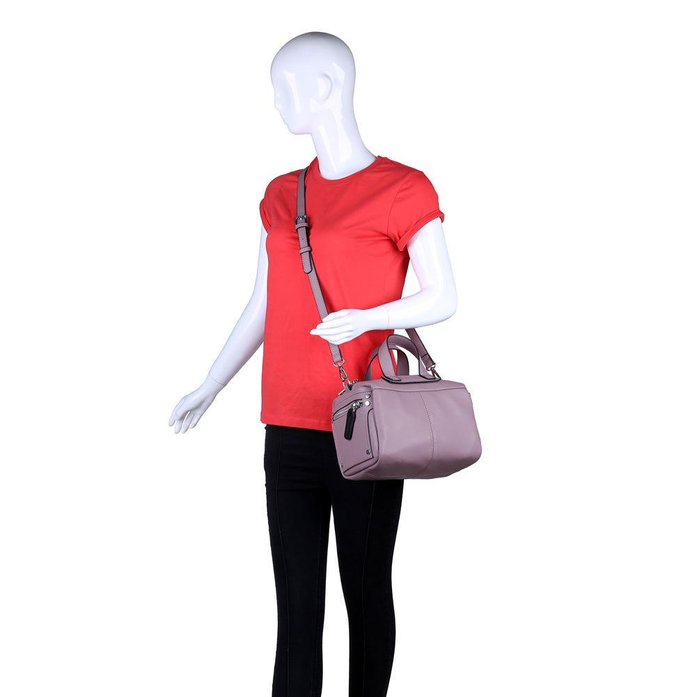 Urban Expressions Calvin Women : Handbags : Satchel 840611155658 | Mauve