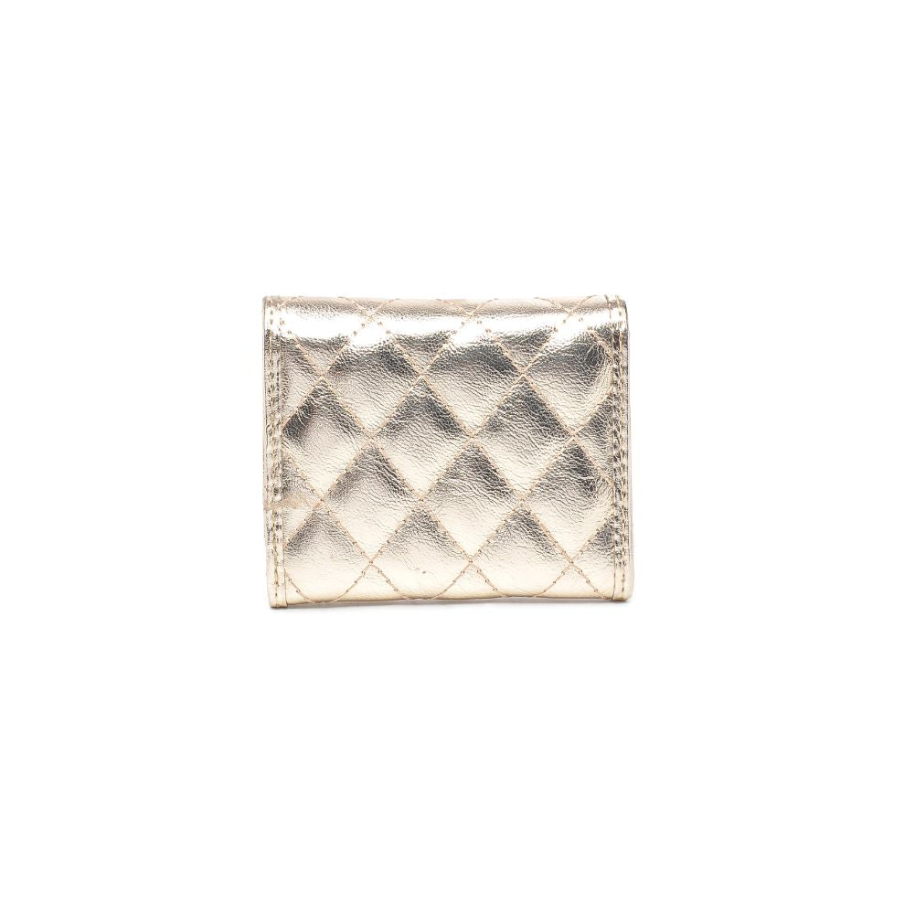 Urban Expressions Shantel - Quilted Wallet 840611104779 View 7 | Gold