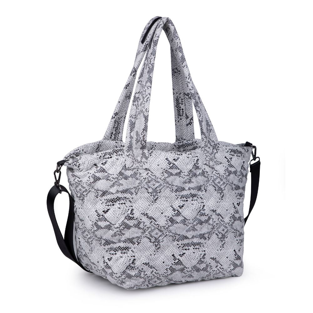 Urban Expressions Shanice Women : Handbags : Tote 840611175717 | White Black