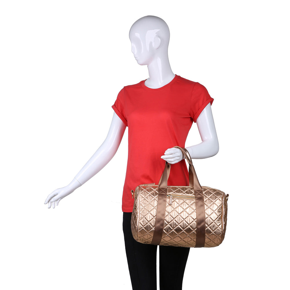 Urban Expressions Barre Women : Handbags : Duffel 840611155047 | Gold