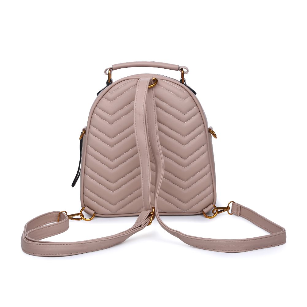 Urban Expressions Cameron V Stitch Single Zip Women : Backpacks : Backpack 840611168528 | Natural